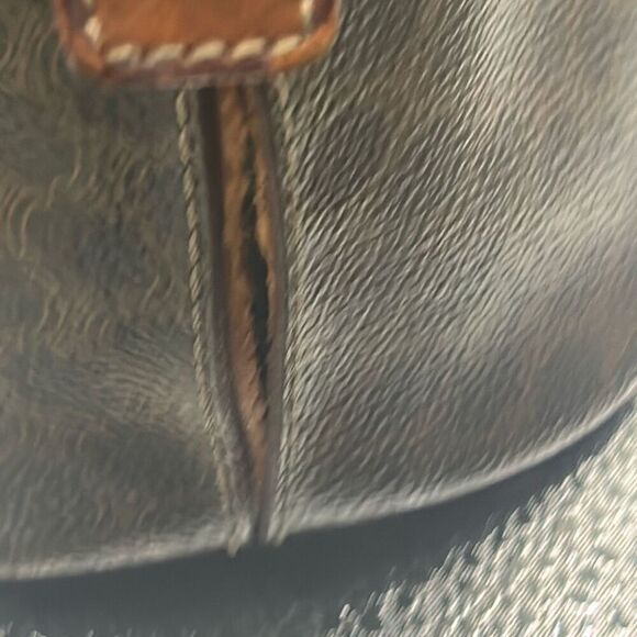 Celine Alma Top Handle Shoulder Bag Brown Triomphe Signature Logo Print - Picture 7 of 15